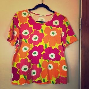 Unikko pattern Marimekko shirt